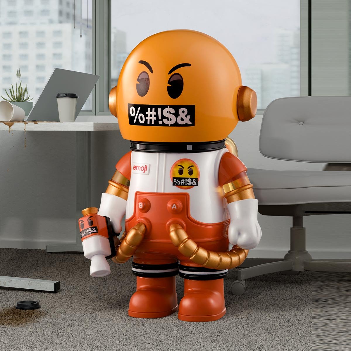 MEGA SPACE MOLLY 100% × emoji™ Series - POP MART Official