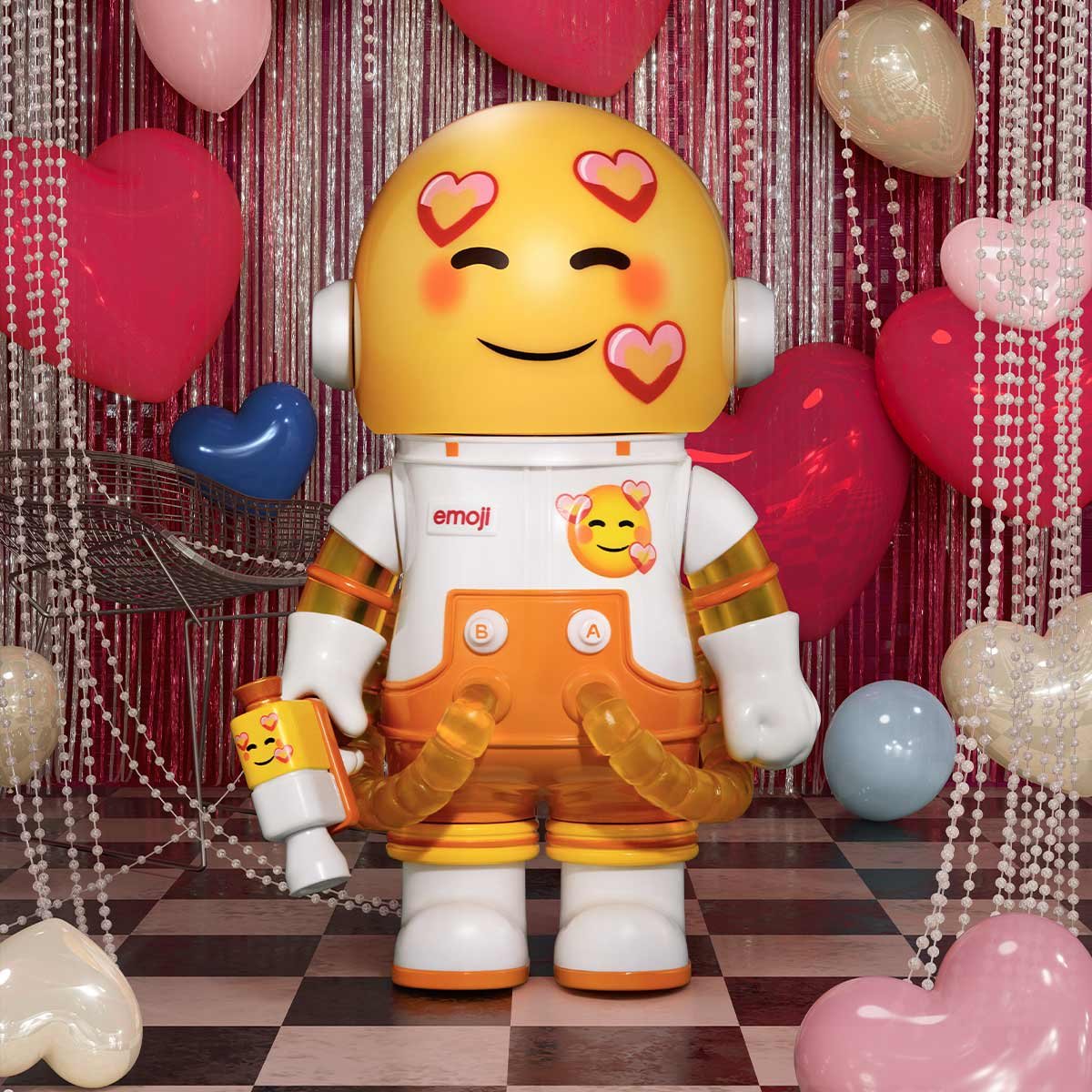 MEGA SPACE MOLLY 100% × emoji™ Series - POP MART Official