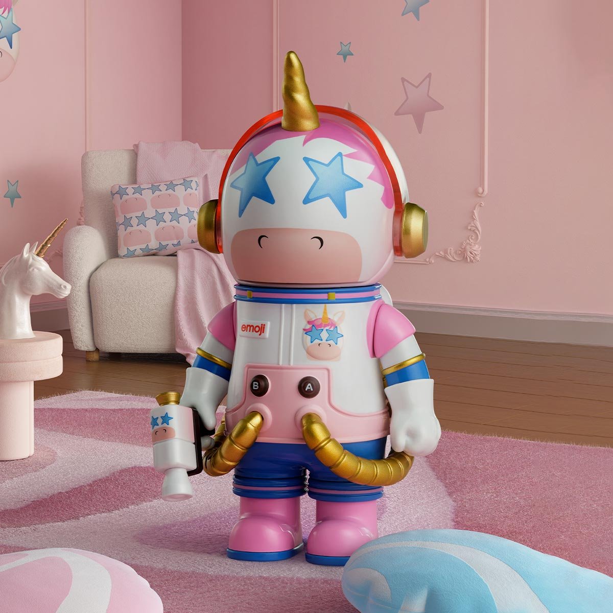 MEGA SPACE MOLLY 100% × emoji™ Series - POP MART Official