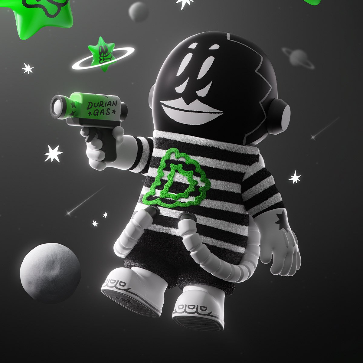 その他 SPACE MOLLY 400% LALA COMPANY-DURIAN MAN MEGA SPACE MOLLY 400% LALA COMPANY - Durian Man | POP MART Official