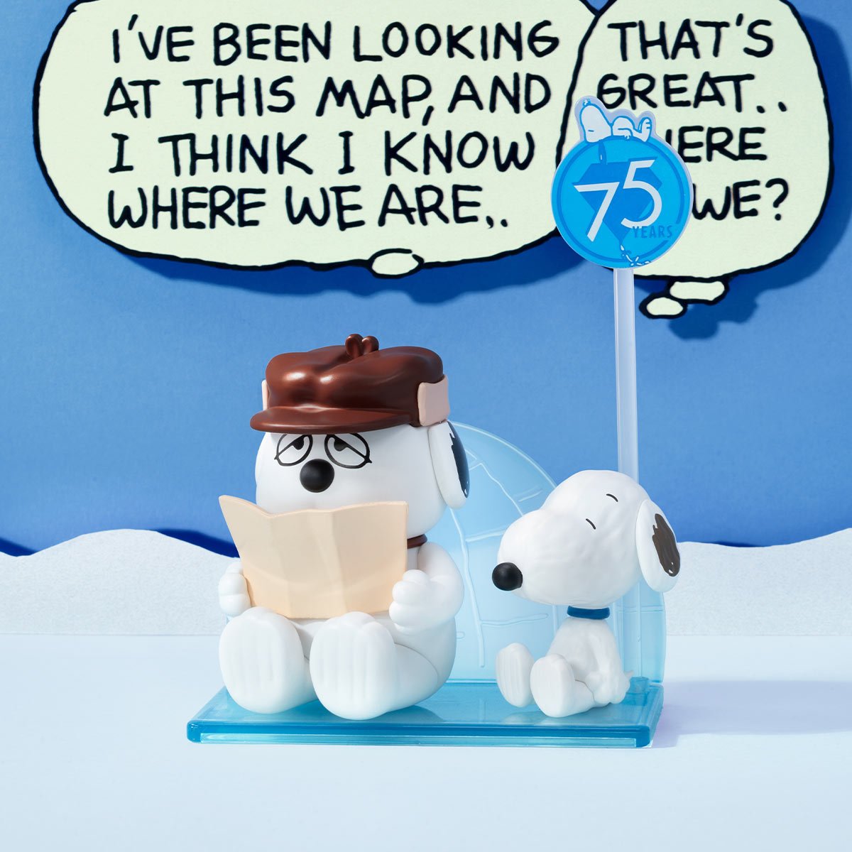 Peanuts 75th Anniversary | Snoopy Comic Life Series Figures - POP