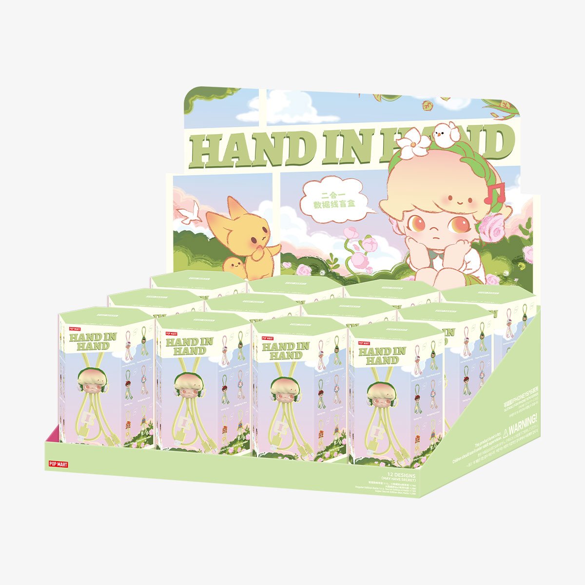 Hand in Hand Series-2 in 1 cable blind box | POP MART Official
