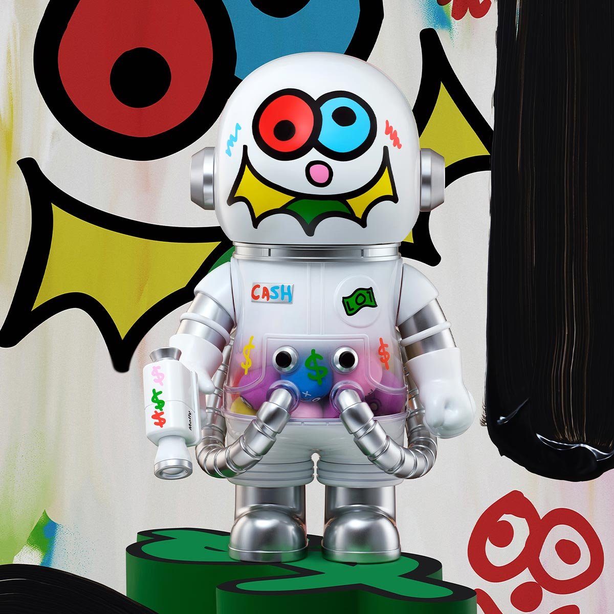 その他 MOLLY 400% JON BURGERMAN SPACE CADETS MEGA SPACE MOLLY 400% JON BURGERMAN SPACE CADETS Series - POP MART