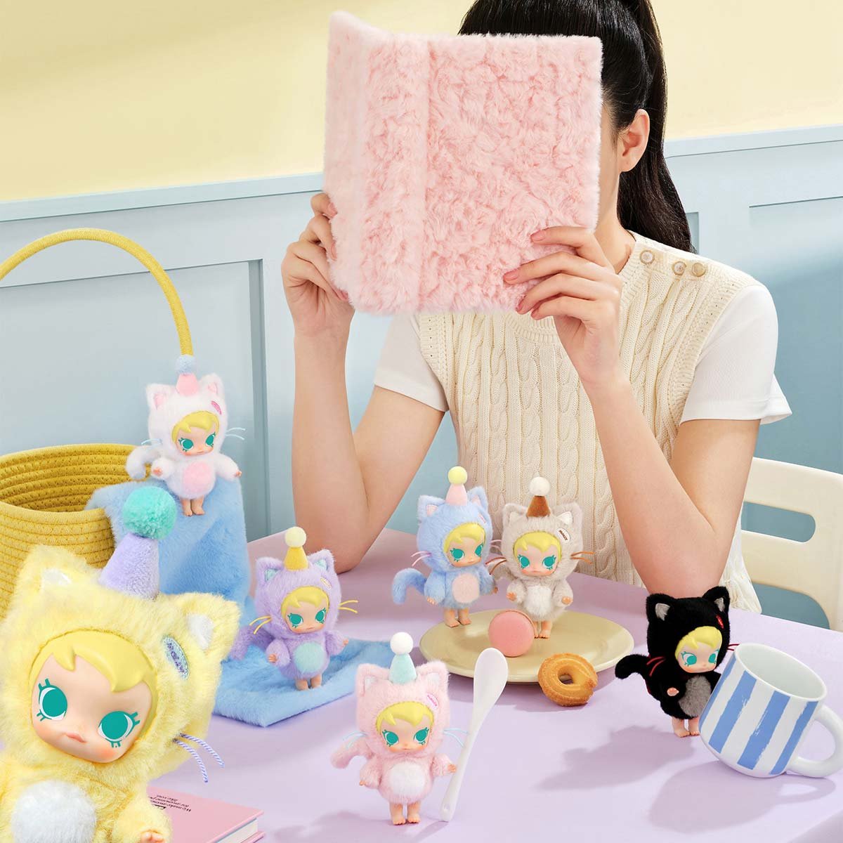 ✨POPMART baby molly Pocket Friends 5点 Baby Molly Pocket Friends Series-Vinyl Plush Pendant Blind Box