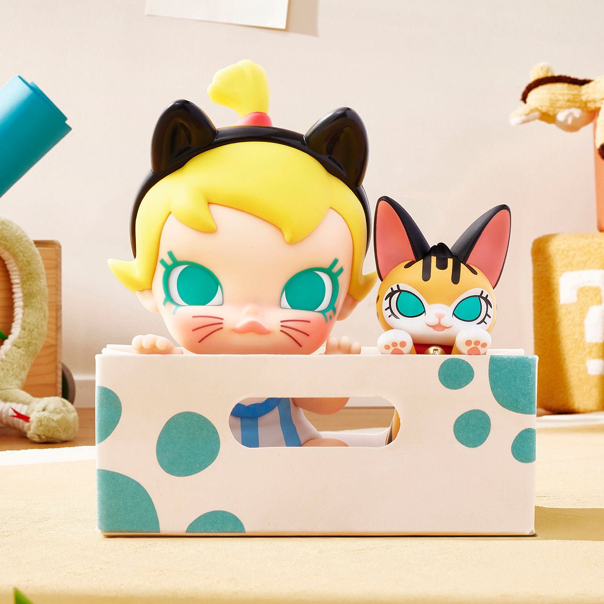 Baby Molly & Baby Tabby Series Figures - POP MART Official