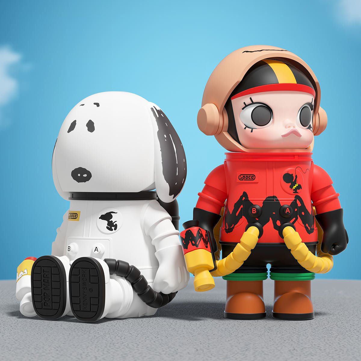 ゲームキャラクター POP MART MEGA SPACE MOLLY 100% PEANUTS MEGA SPACE MOLLY 100% Charlie Brown & Snoopy - POP MART Official