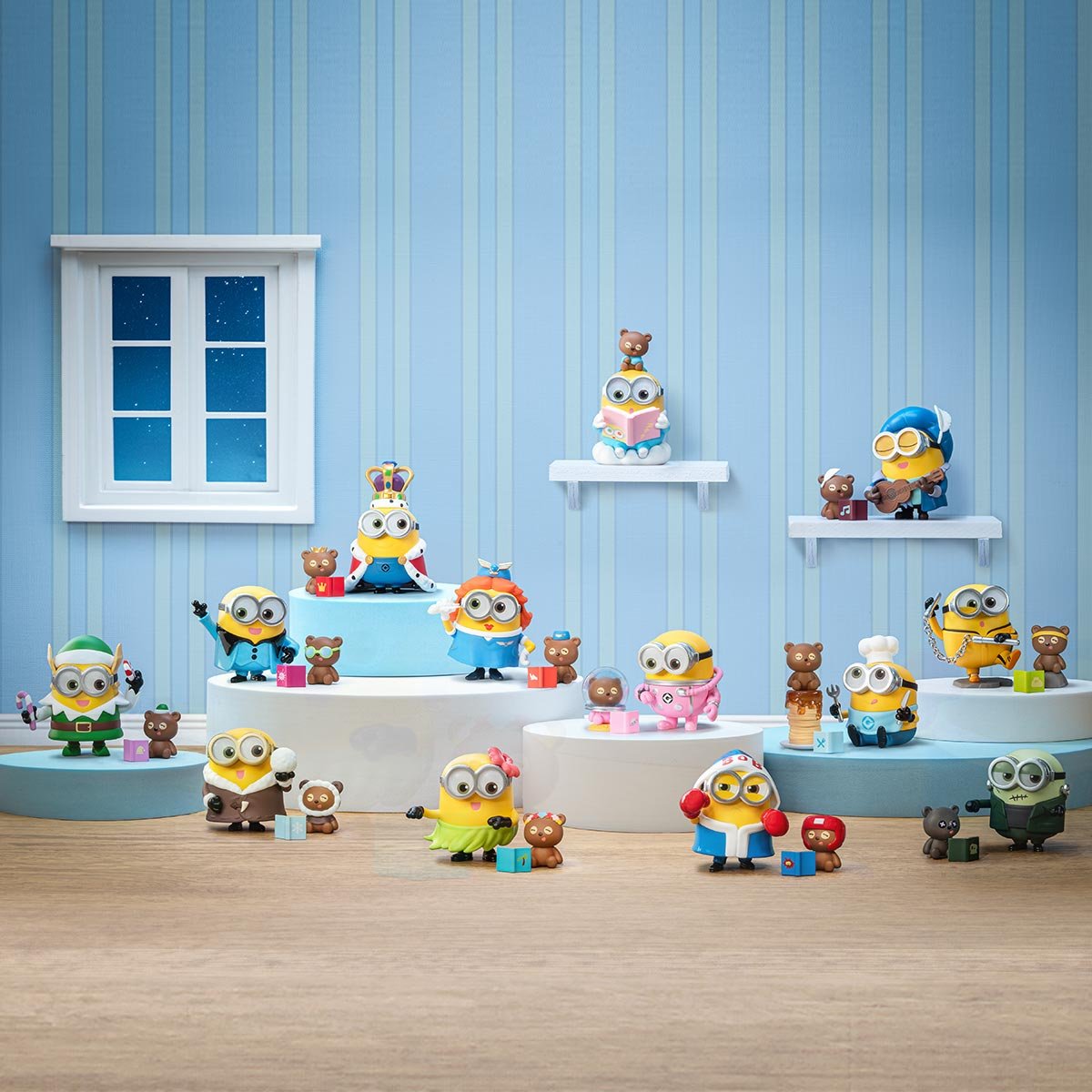 Minions Bedtime Stories by Bob and Tim Series Figures - POP MART