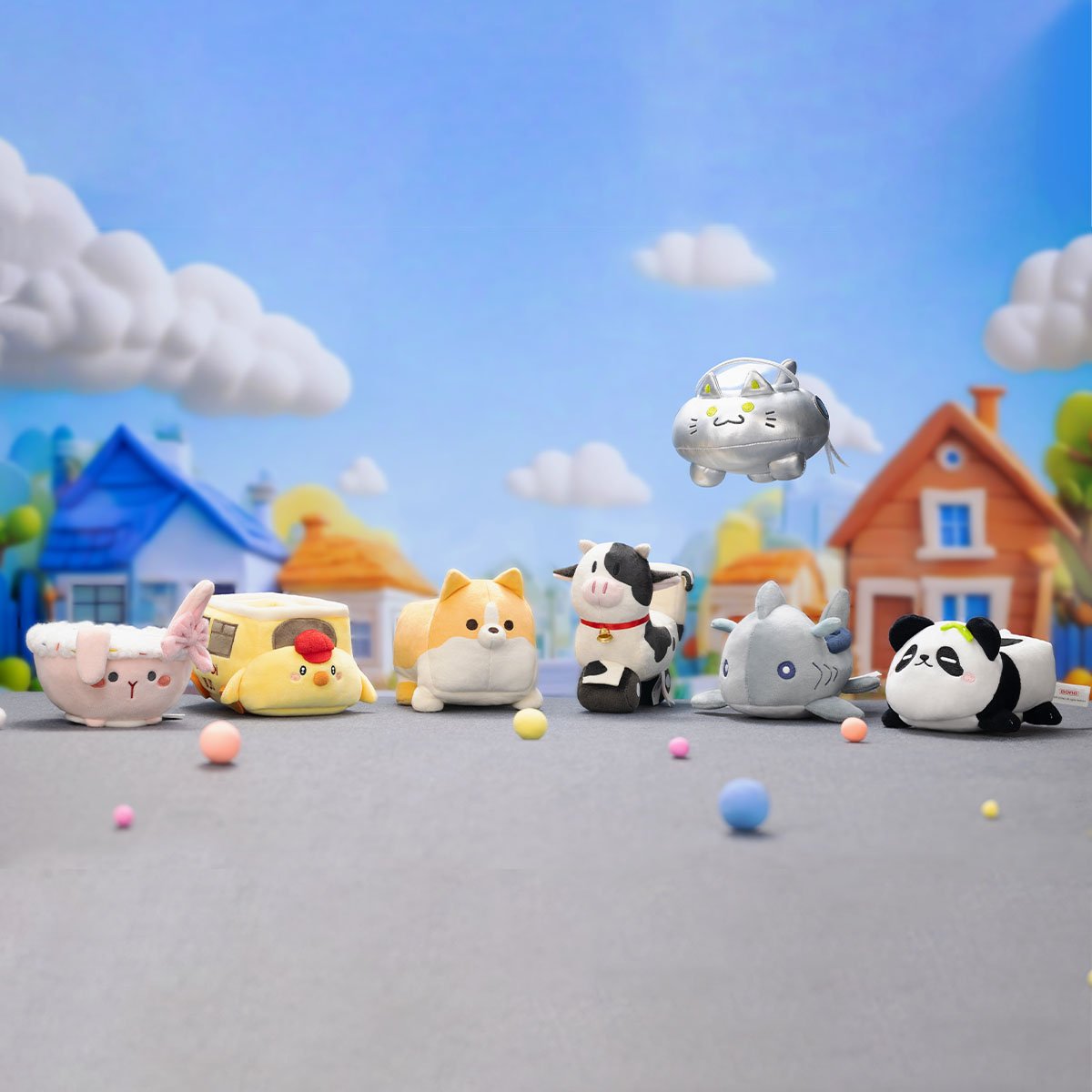 GONG Original Roaming Series Plush Toy Car Round2 | POP MART Official
