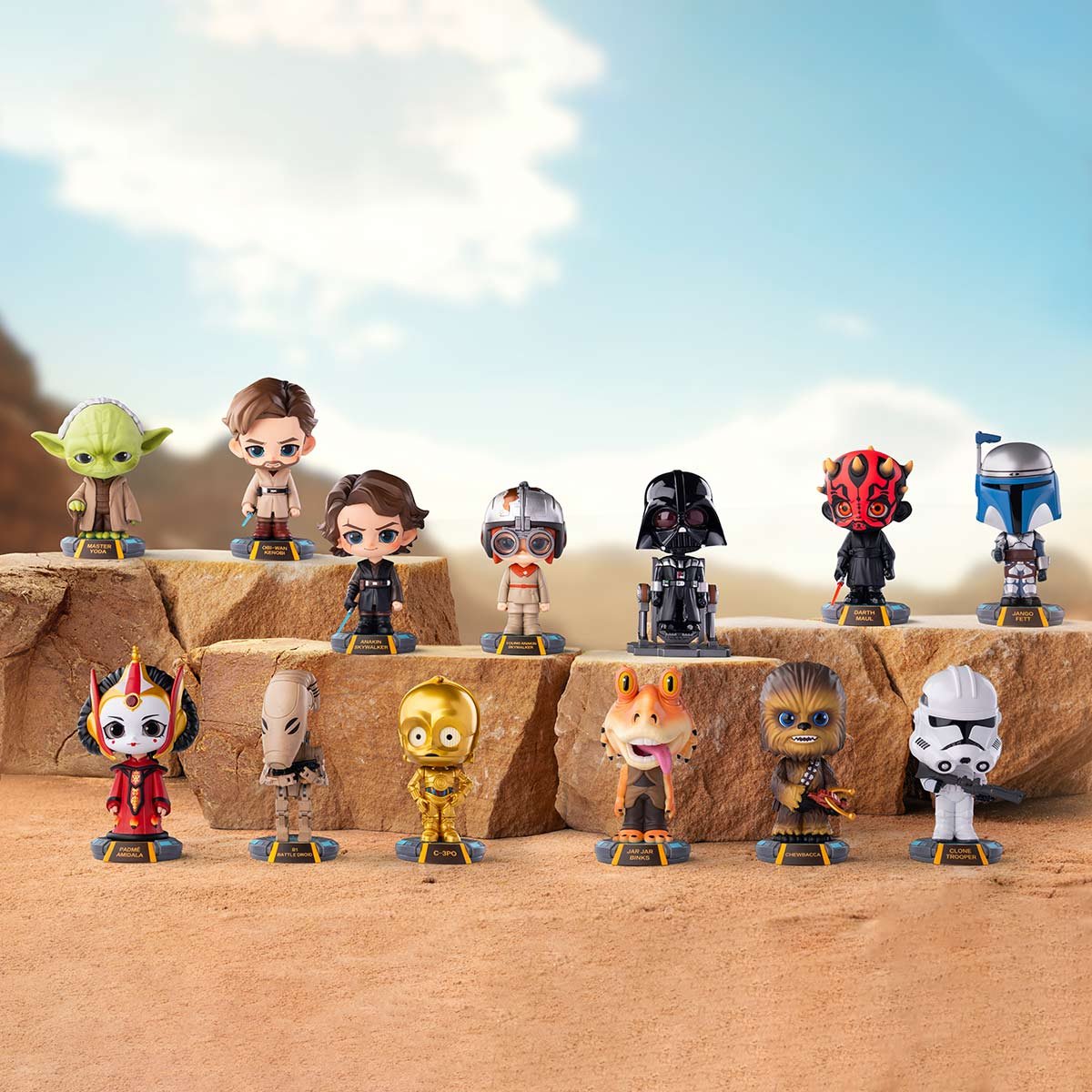 【POP MART】スター・ウォーズ Bobblehead シリーズ 9体セット Star Wars Bobblehead Series Figures - POP MART Official