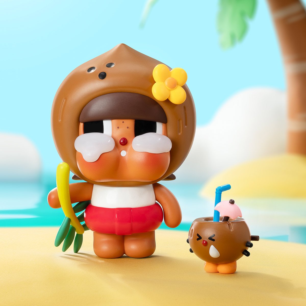 Crybaby Coconut Figure-Brown | POP MART Official