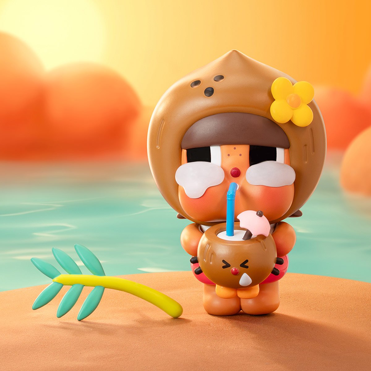 POPMART CRYBABY COCONUT 未開封 2点セット LABUBU Crybaby Coconut Figure-Brown | POP MART Official