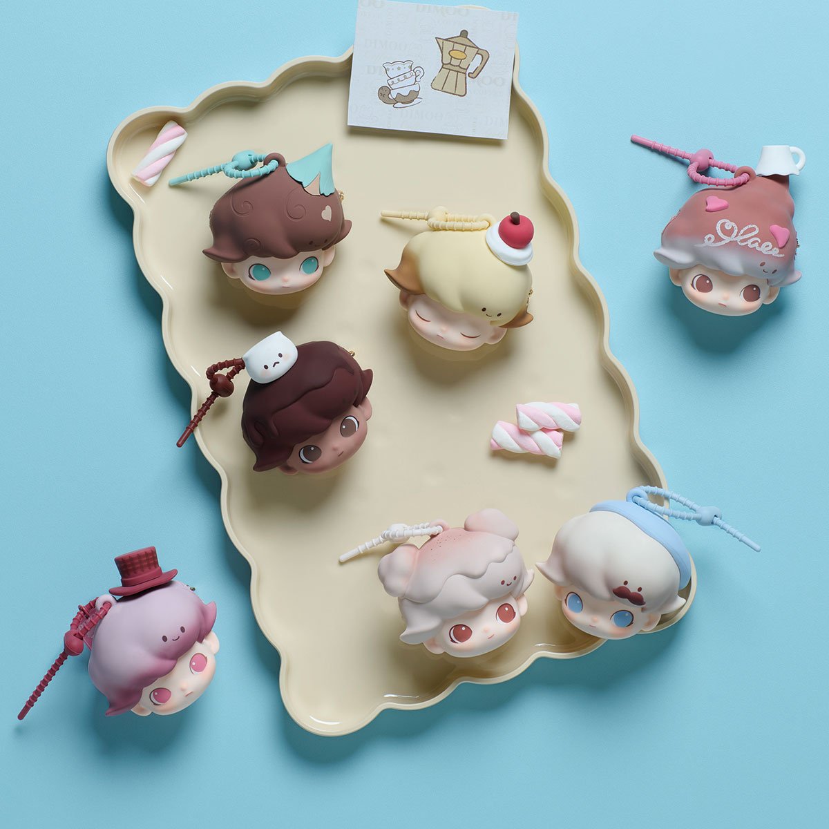 POPMART DIMOO Crush on Coffee イヤホンケース DIMOO Crush on Coffee Series-Earphone Case Blind Box - POP MART