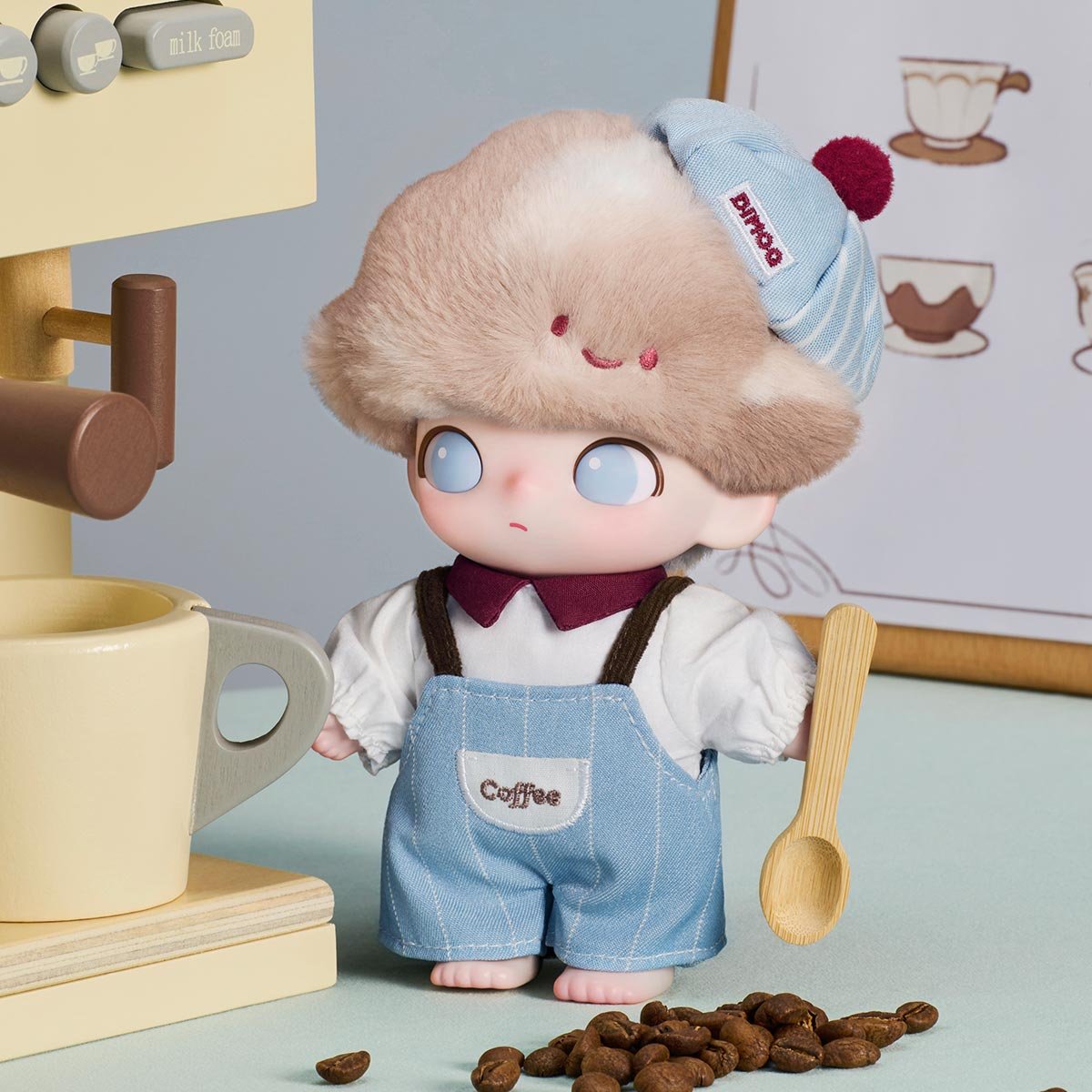 DIMOO Crush on Coffee Series-Vinyl Plush Blister Pack - POP MART