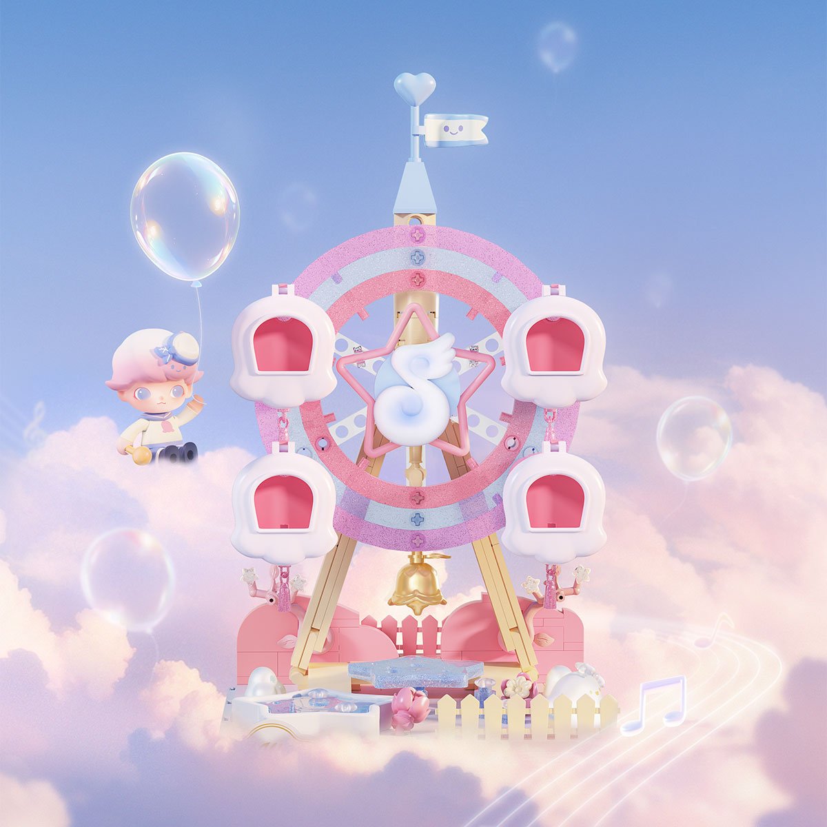 DIMOO Dream Melody Series Blocks | POP MART Official