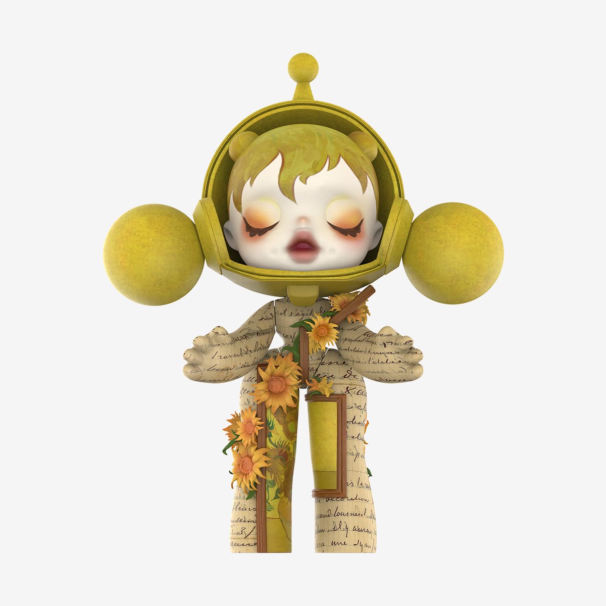 MEGA α SKULLPANDA 400% Van Gogh Museum Sunflowers | POP MART Official