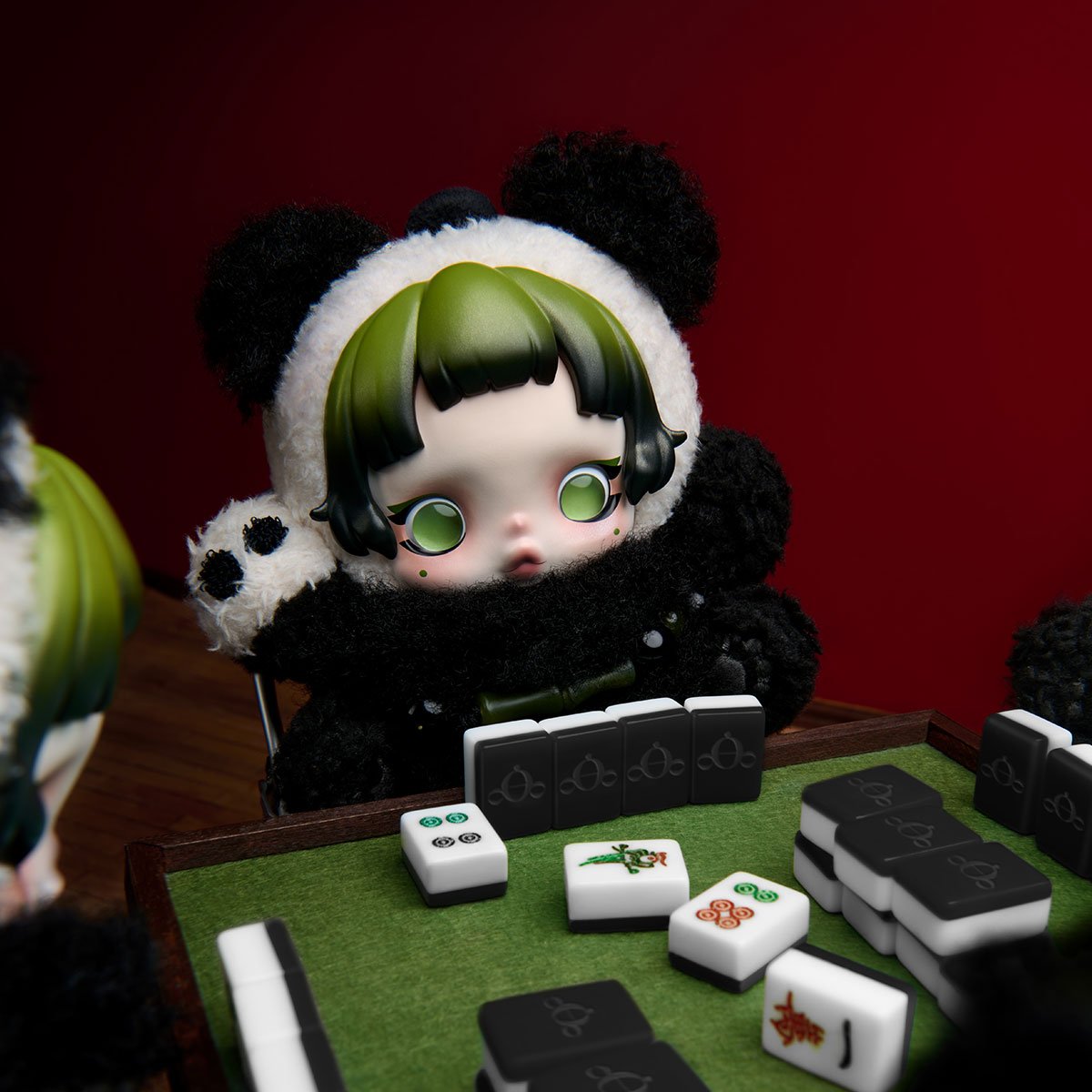 【最安値】SKULLPANDA PLUSH DOLL PENDANT SKULLPANDA Lazy Panda Plush Doll Pendant - POP MART Official
