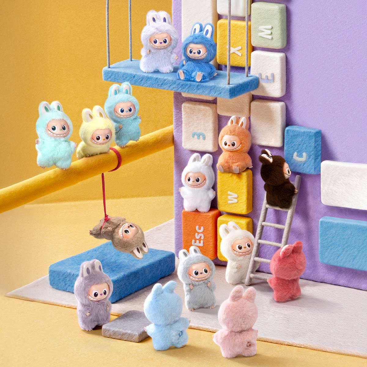 THE MONSTER PIN FOR LOVE アソートボックス正規品 A-M THE MONSTERS PIN FOR LOVE SERIES-Vinyl Plush Pendant Blind Box
