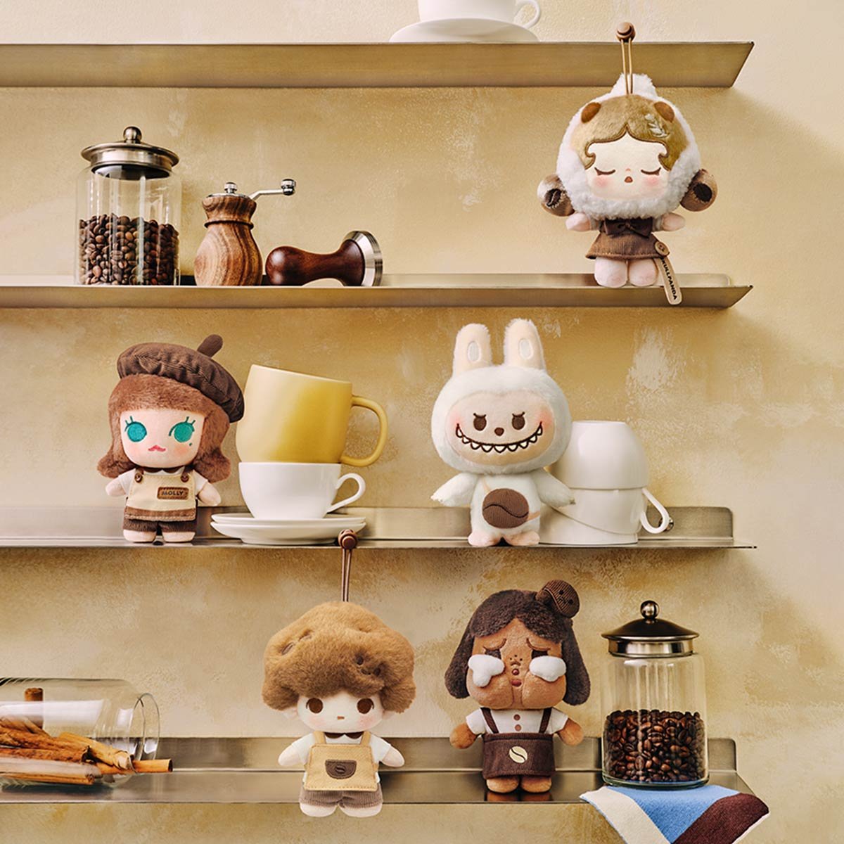 POP BEAN Coffee Factory Series-Plush Pendant - POP MART Official