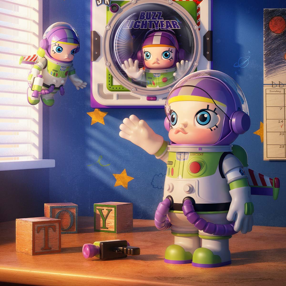 MEGA SPACE MOLLY 400% Buzz Lightyear - POP MART Official