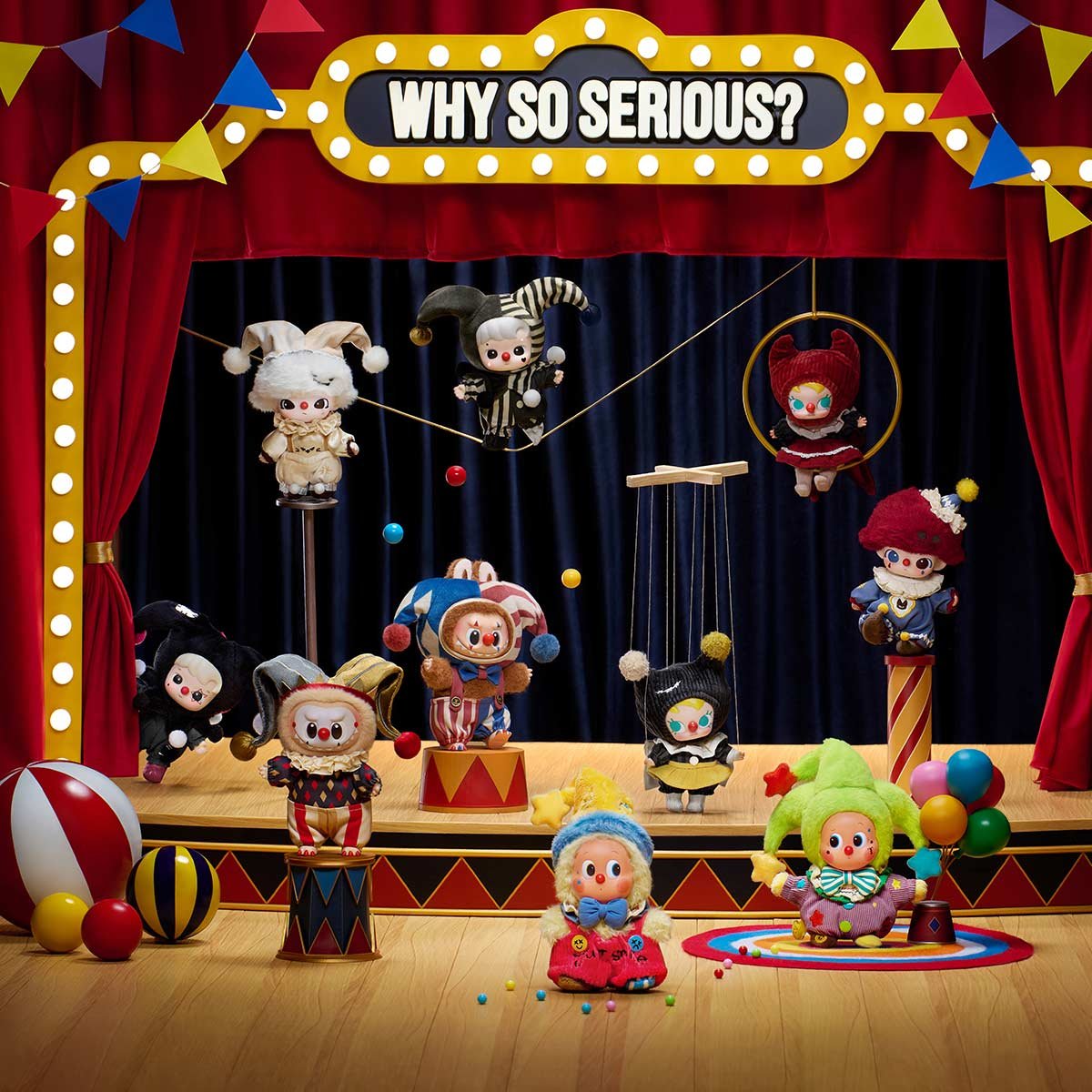 WHY SO SERIOUS Series-Vinyl Plush Pendant Blind Box | POP MART