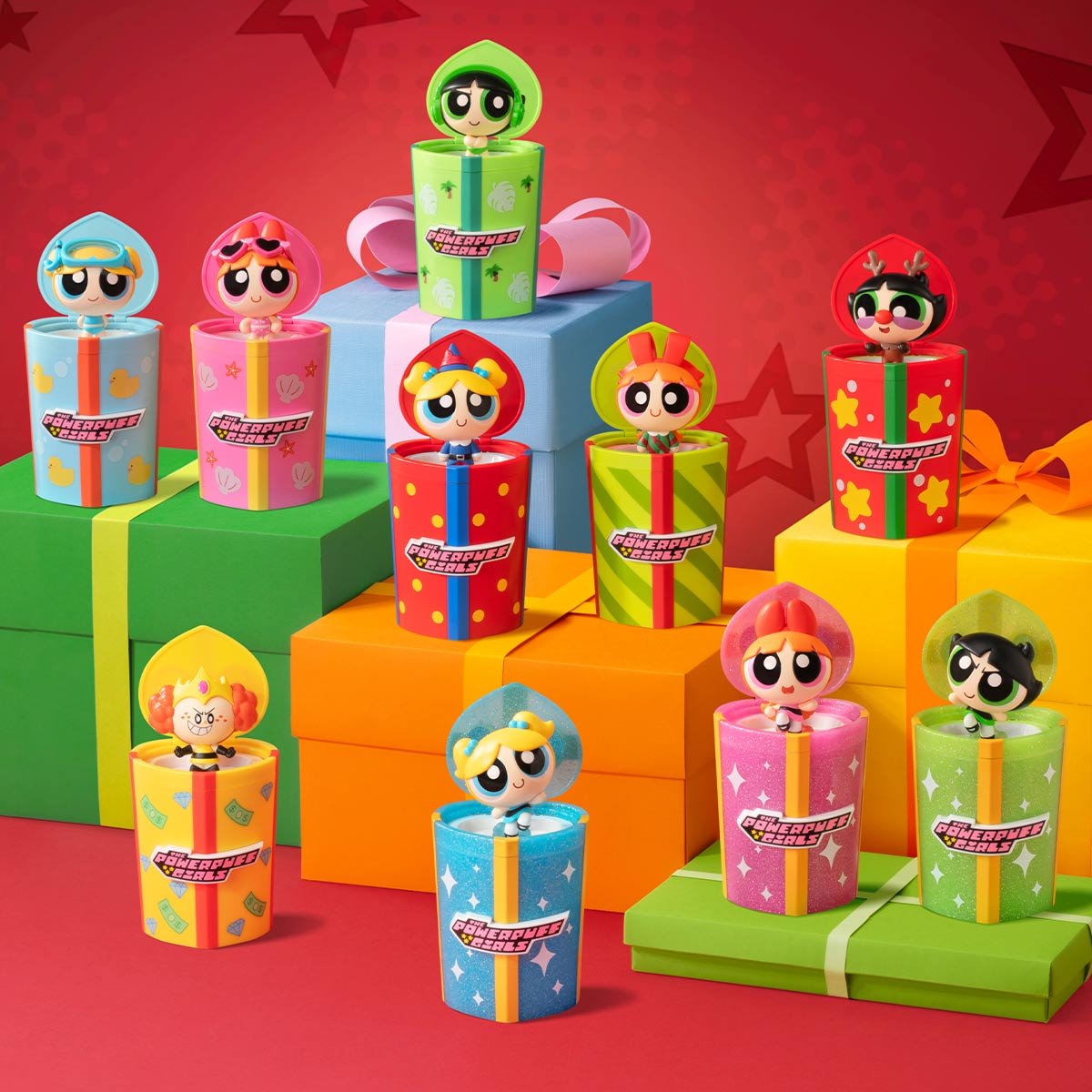 POP MART The Powerpuff Girls アソートBOX The Powerpuff Girls Party Surprise Series Figures | POP MART Official