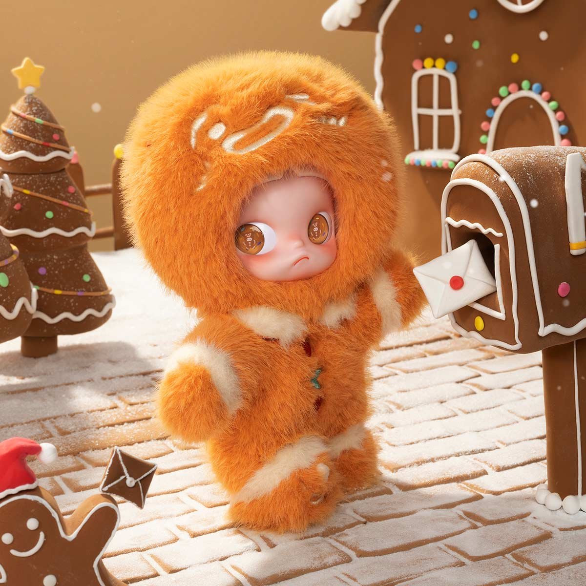 Zsiga Gingerbread Man 1/8 Action Figure - POP MART Official