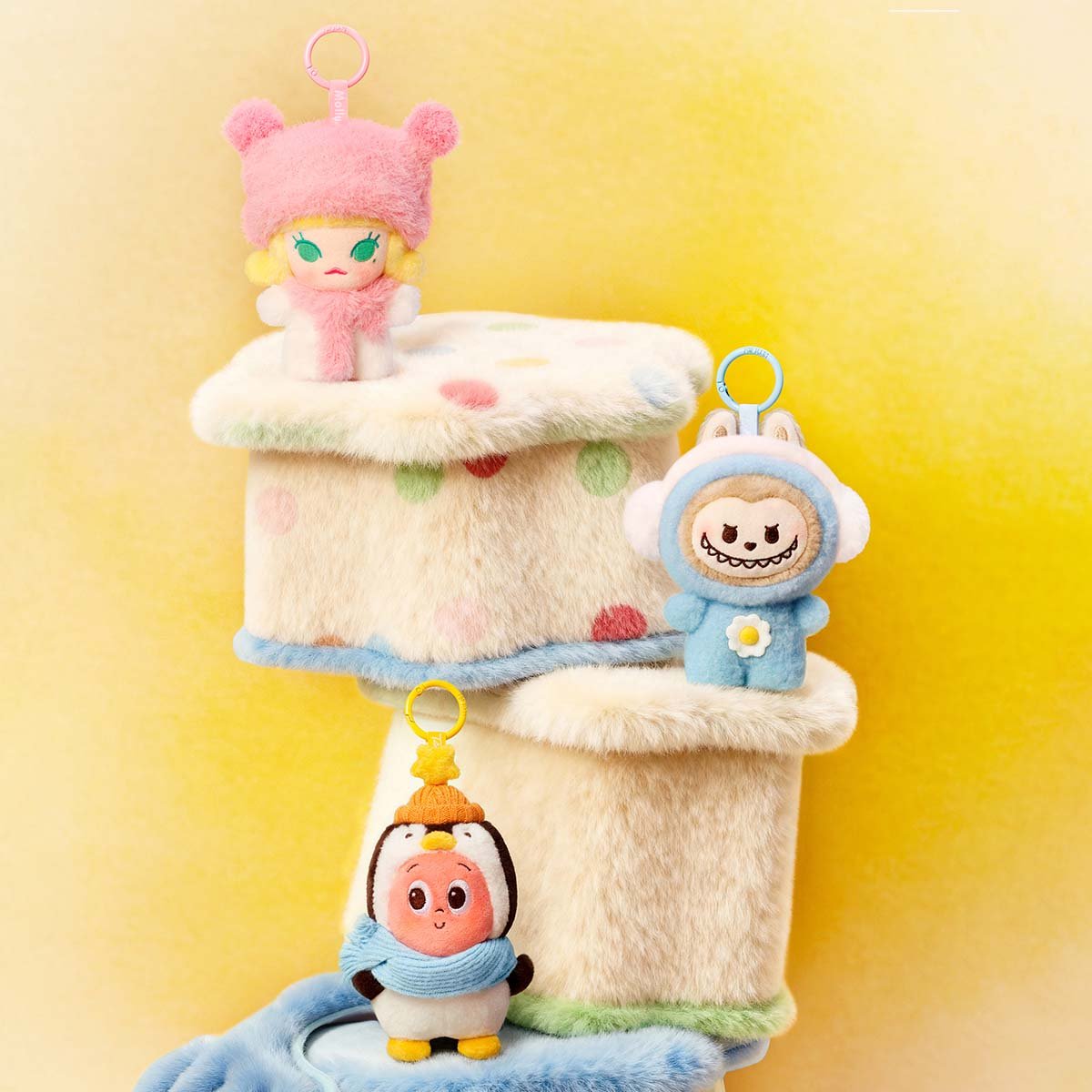 POP BEAN Fluffy & Cozy Series-Plush Pendant Blind Box | POP MART