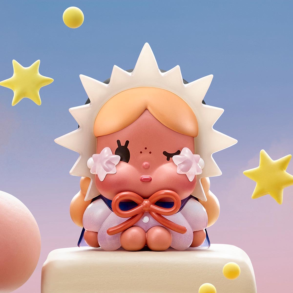 【値引き交渉可】crybaby crying to the moon フィギュア CRYBABY CRYING TO THE MOON-SITTING SERIES FIGURES - POP MART Official