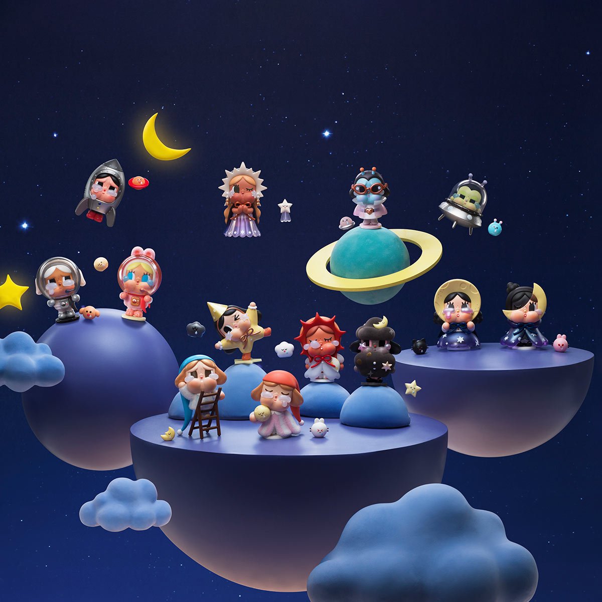 CRYBABY CRYING TO THE MOON SERIES FIGURES - POP MART Official