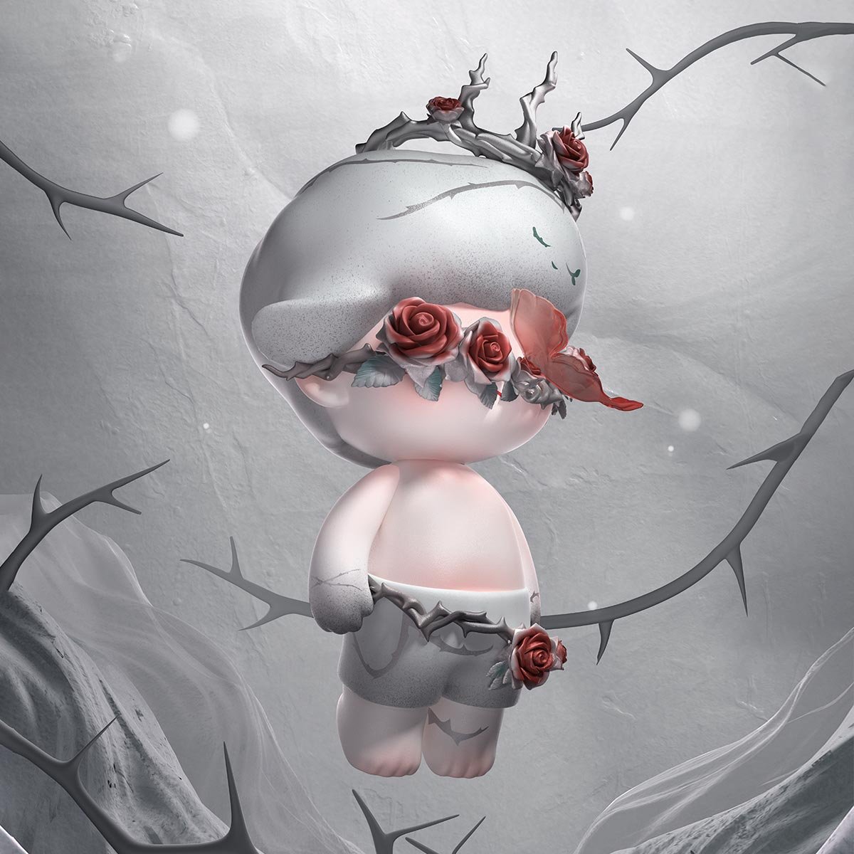 MEGA JUST DIMOO 400% Thorns - POP MART Official