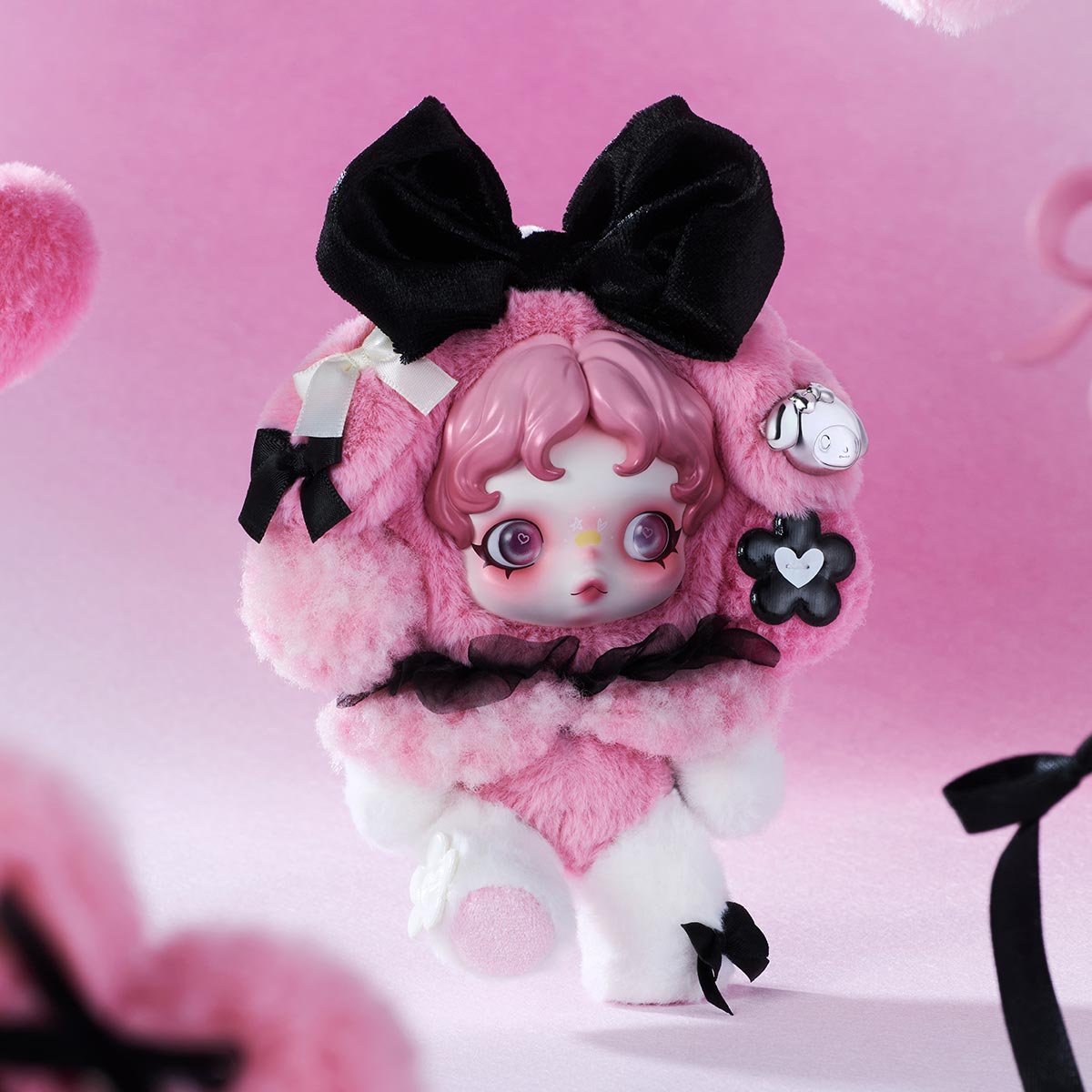 POP MART SKULLPANDA My Melody カスタム品 SKULLPANDA × MY MELODY Plush - POP MART Official