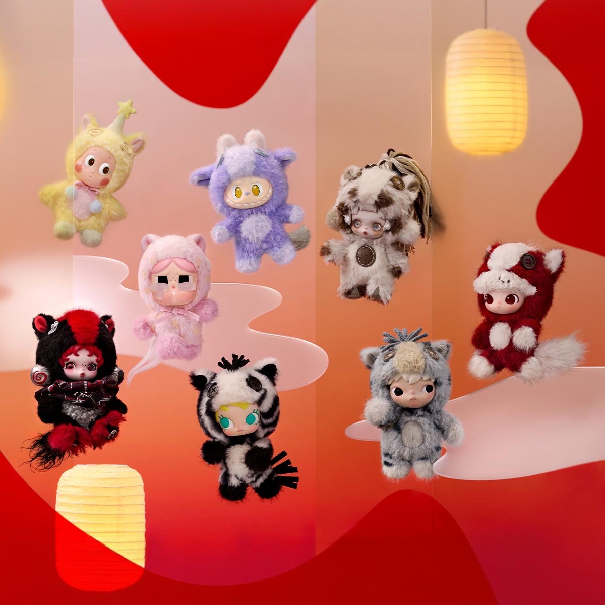POP MART HAVE A GOOD RUN 馬力全開 八角形パッケージ Have a Good Run Series - Plush Pendant Blind Box - POP MART Official