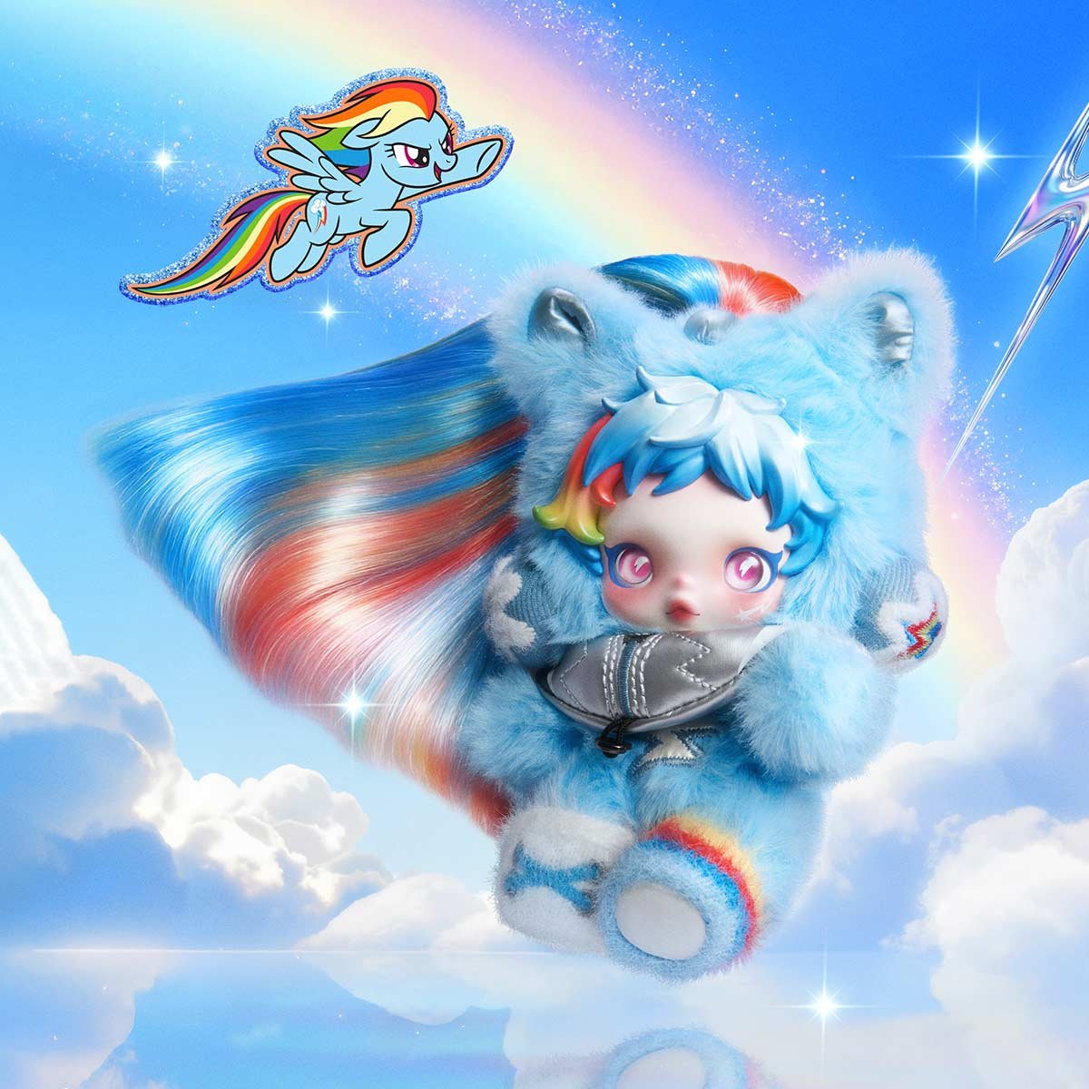 SKULLPANDA x My Little Pony Series Plush Doll Pendant | POP MART