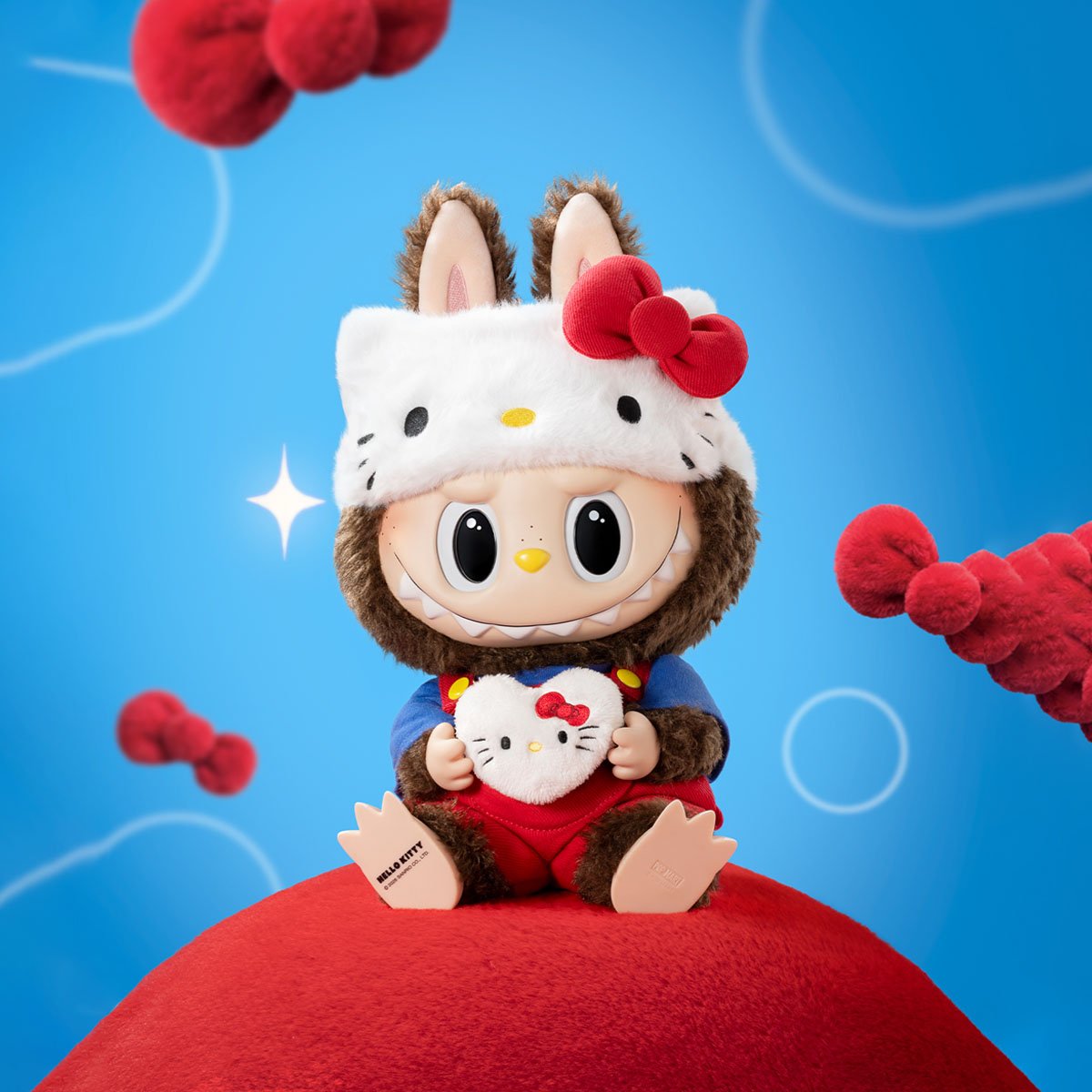 ポップマート ザ モンスターズ × ハローキティ ぬいぐるみ THE MONSTERS × HELLO KITTY-Vinyl Plush Doll | POP MART Official