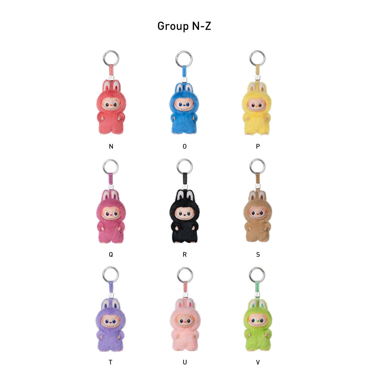 THE MONSTERS PINFORLOVEシリーズぬいぐるみペンダントN-Z THE MONSTERS PIN FOR LOVE SERIES-Vinyl Plush Pendant Blind Box