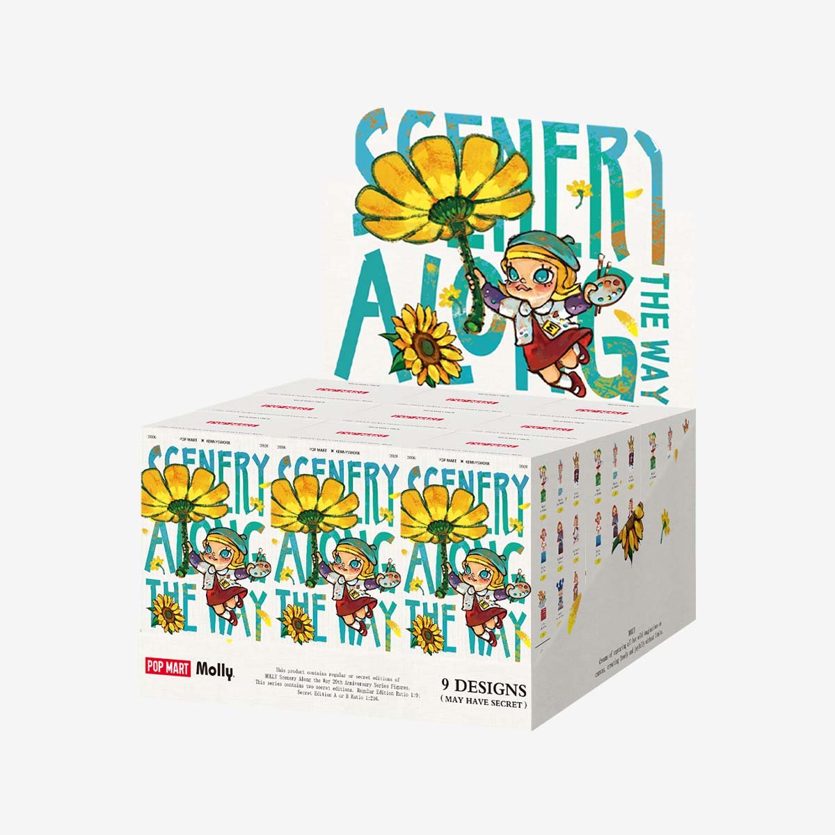 新品❣️POPMART大人気キャラクターmolly20周年アソートボックス MOLLY Scenery Along the Way 20th Anniversary Series Figures | POP