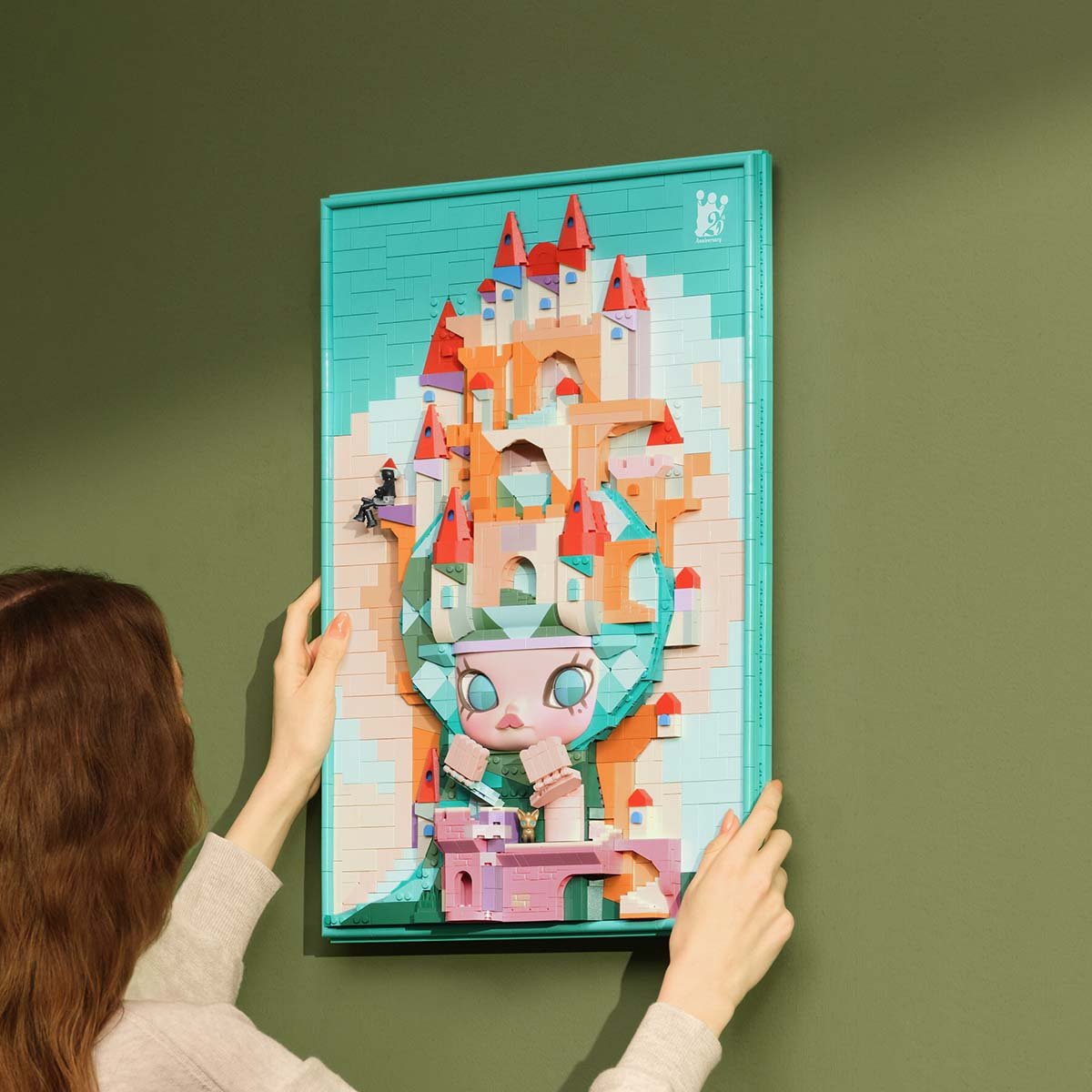 MOLLY Lost Triceratops Building Block Art | POP MART Official