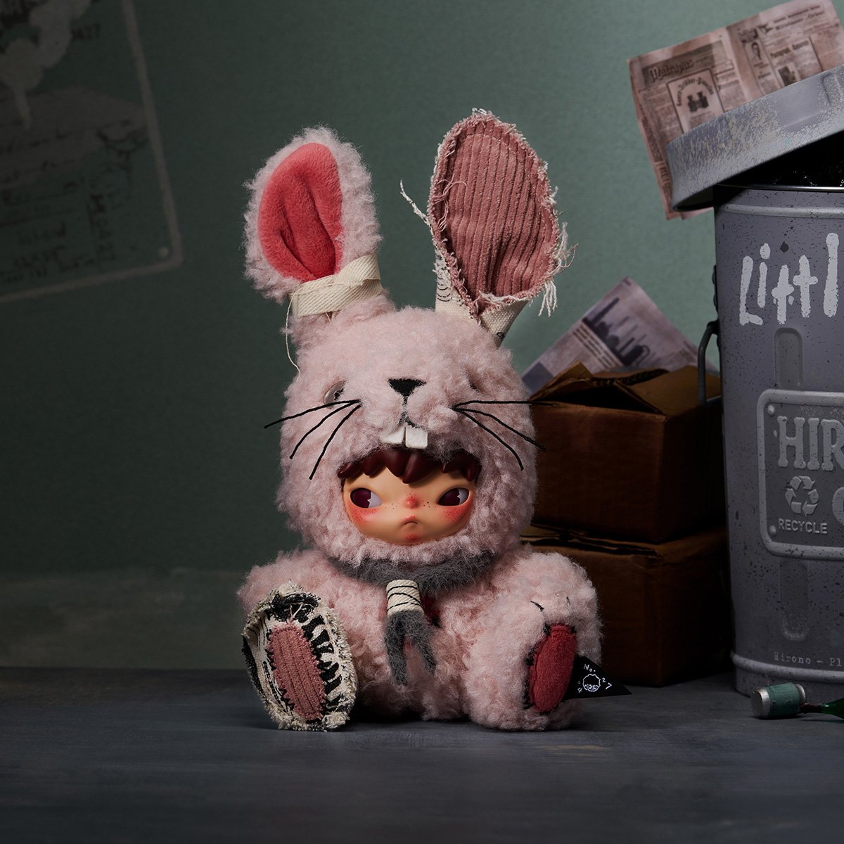 Hirono Little Hare Plush Doll Pendant | POP MART Portugal