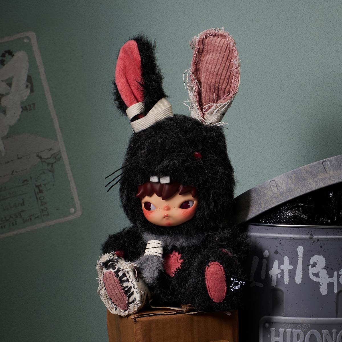 Hirono Little Hare Plush Doll Pendant - POP MART Official