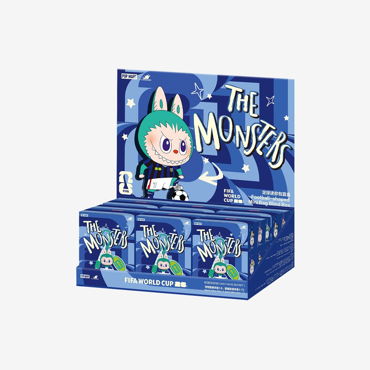 THE MONSTERS x FIFA サッカーミニバッグ THE MONSTERS × FIFA SERIES - Football-shaped Mini Bag Blind Box