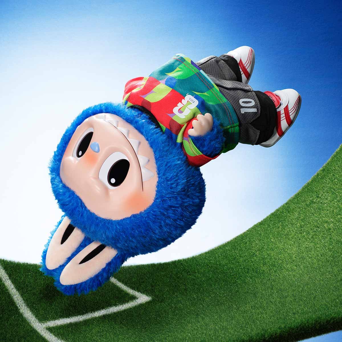 THE MONSTERS × FIFA SERIES-Catch the Win Vinyl Plush Doll - POP