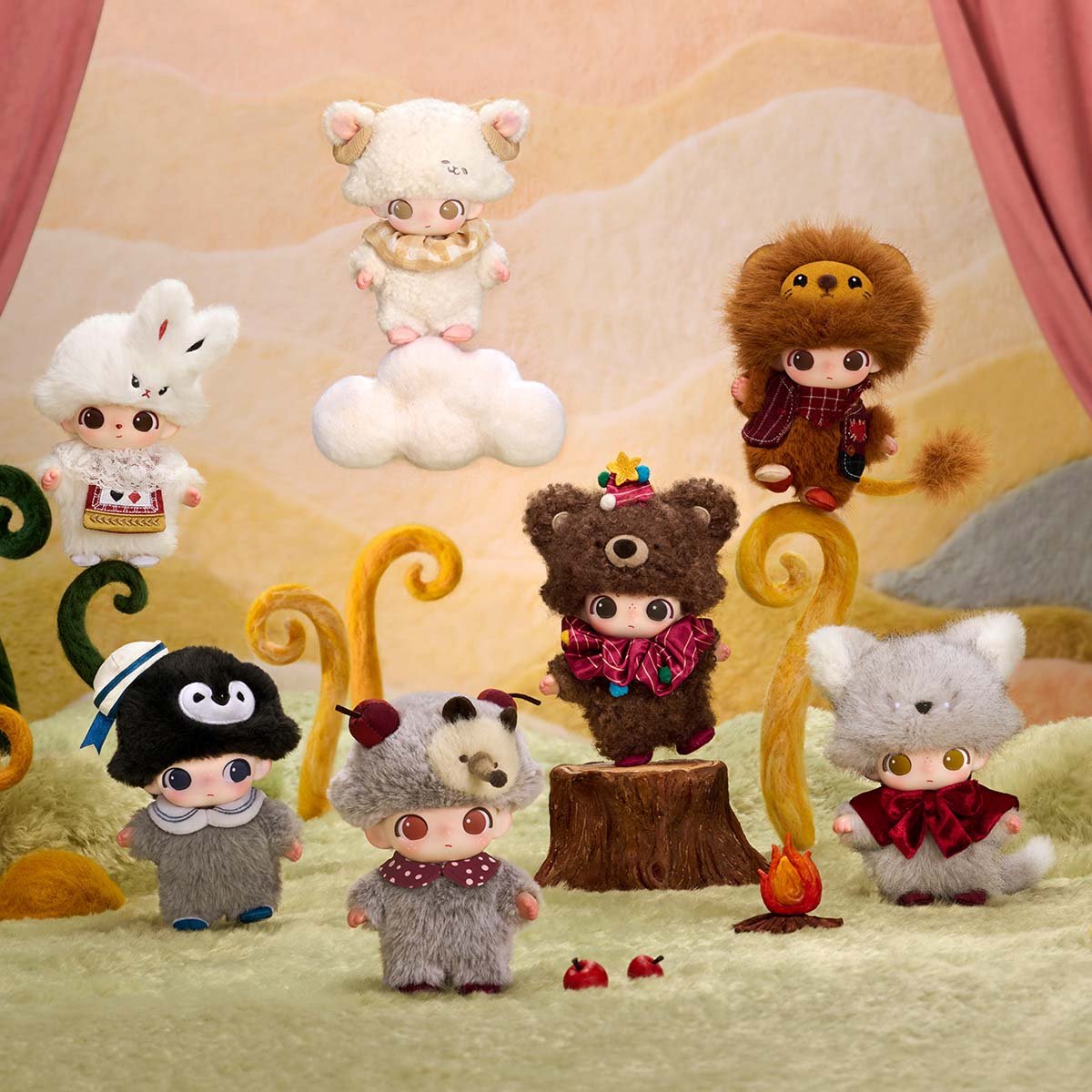 DIMOO The Secret Theatre Club Series-Vinyl Plush Pendant Blind Box