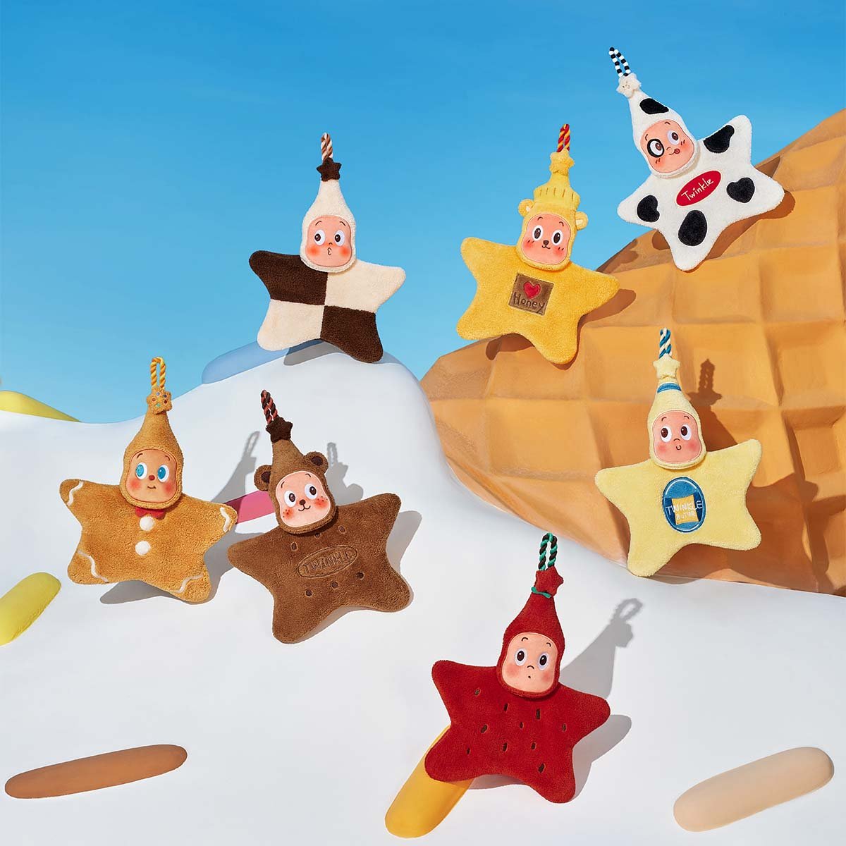Twinkle Twinkle MOON GELATO Series-Hand Towel Blind Box - POP MART