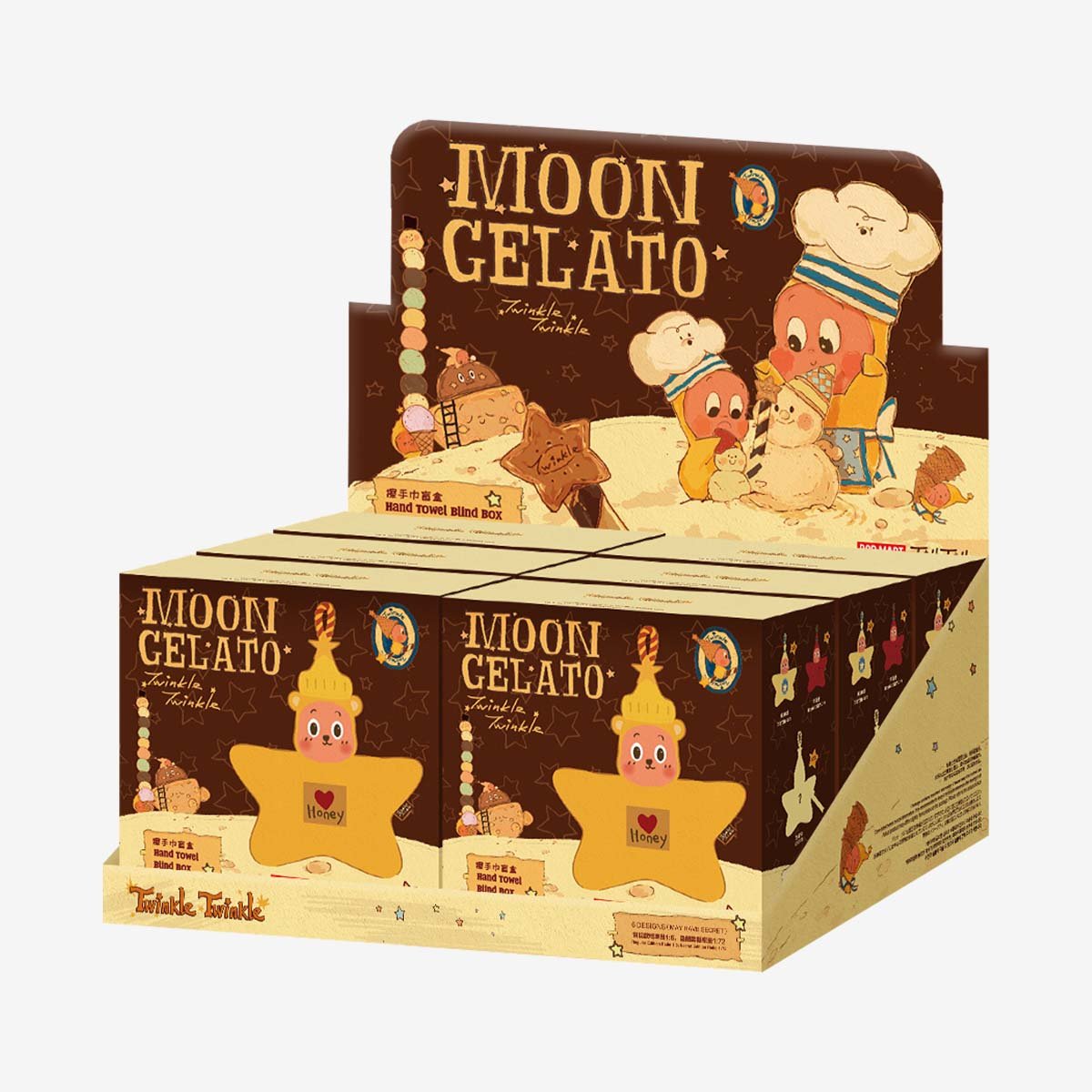 Twinkle Twinkle MOON GELATO Series-Hand Towel Blind Box - POP MART