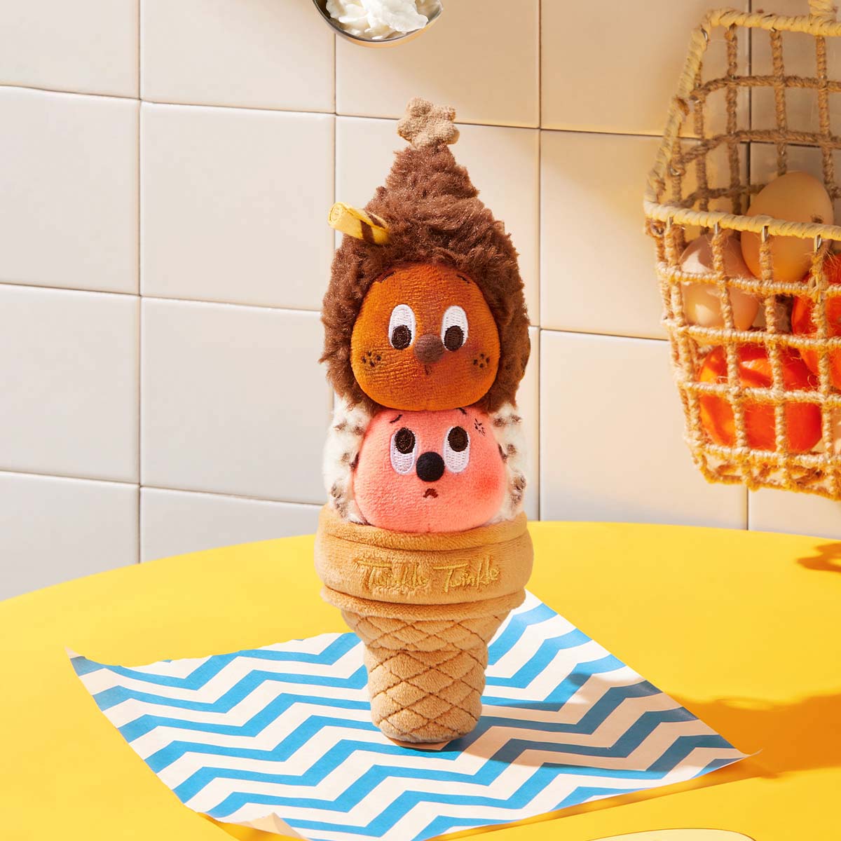 Twinkle Twinkle MOON GELATO Series-Double Scoop Gelato Pendant