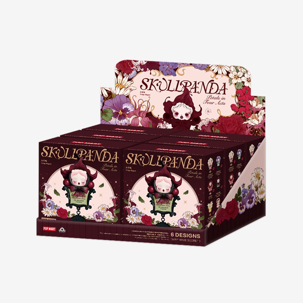 SKULLPANDA Petals in Four Acts Series Fridge Magnet - POP MART
