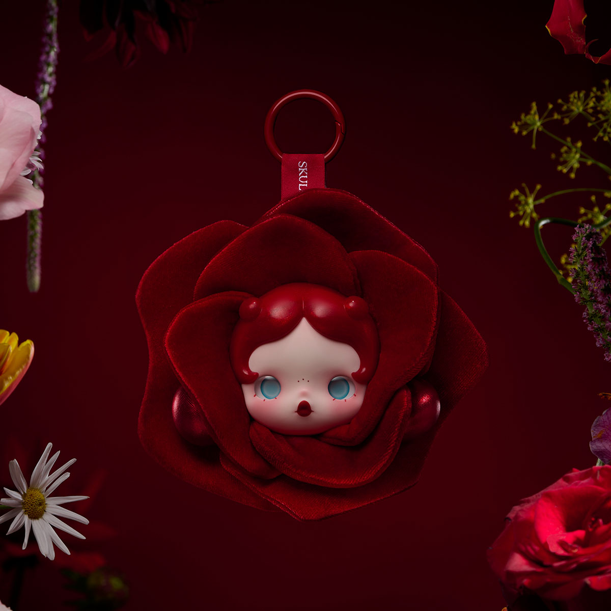 SKULLPANDA Petals in Four Acts Series Earphone Bag | POP MART Official