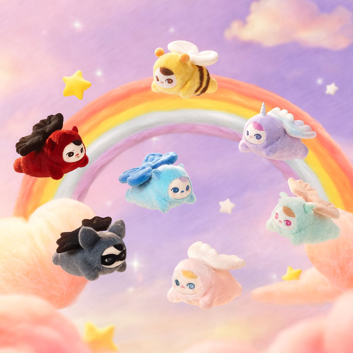 PUCKY FLYING BABIES SERIES - Plush Pendant Blind Box - POP MART