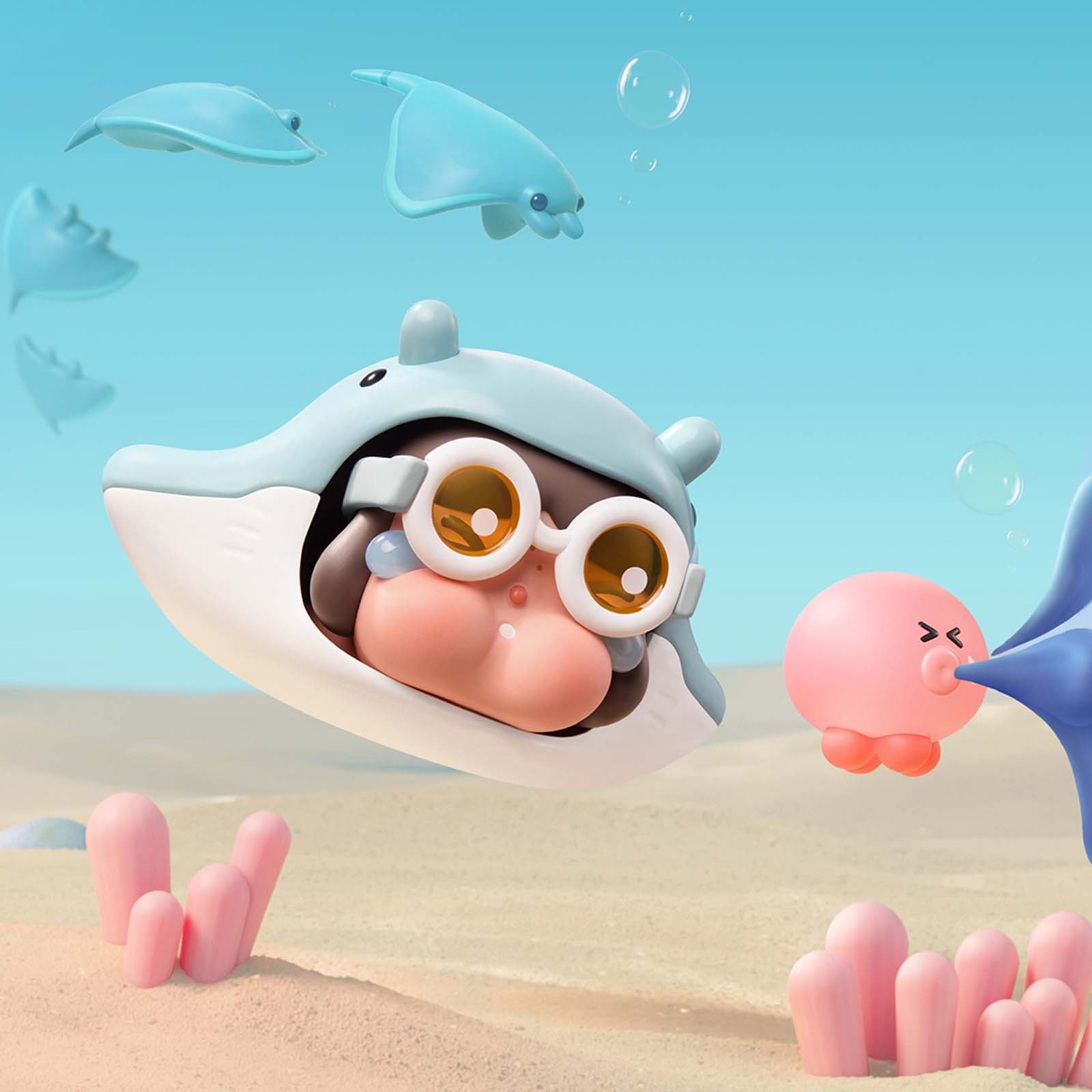 CRYBABY Cry Me an Ocean Series Figures - POP MART Official
