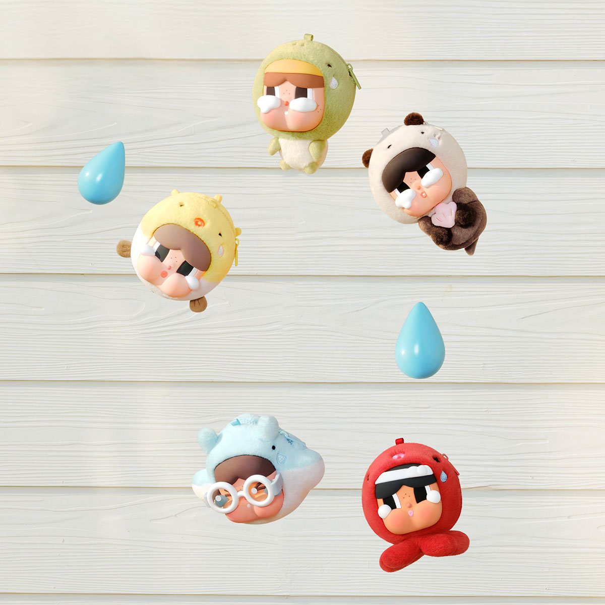 crybaby イヤホンケース　ぬいぐるみ　セット　ポップマート CRYBABY Cry Me an Ocean Series Earphone Bag Blind Box | POP MART